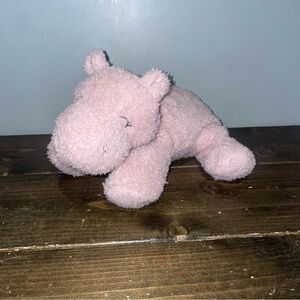 Carters Plush Purple Mauve Lavender HIPPO HIPPOPOTAMUS Security Lovey Toy